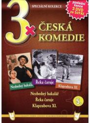 Multiland Česká komedie 5 (Nezbedný bakalář, Řeka čaruje, Klapzubova XI. ) - 3DVD