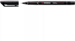STABILO Alkoholos filc, 0, 4 mm, STABILO OHPen S-841/46, fekete (AFSS84146)