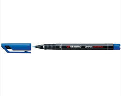 STABILO Alkoholos filc, 0, 4 mm, STABILO OHPen S-841/41, kék (AFSS84141)
