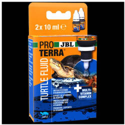 JBL PROTERRA Turtle Fluid - folyékony multivitamin mocsári és vízi teknősök részére (2x10ml/44, 66g) (JBL72521)