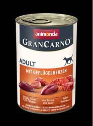 Animonda GranCarno Adult (baromfi szív) konzerv - Felnőtt kutyák részére (400g) (600-82802)