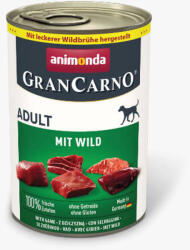 Animonda GranCarno Adult (marha, vad) konzerv - Felnőtt kutyák részére (400g) (600-82478)