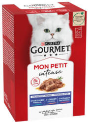 Mars-Nestlé Gourmet Mon Petit (tonhal, lazac, pisztráng) nedvestáp - macskák részére (6x50g) (620772)
