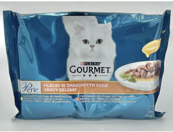 Mars-Nestlé GOURMET PERLE Mini filé pulykával/tonhallal/kacsával/báránnyal nedves macskaeledel 4x85 g (552768)