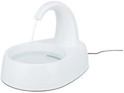 TRIXIE Drinking Fountain Curved Stream - ívókút (fehér) macskák részére (2, 5l) (028-24444)