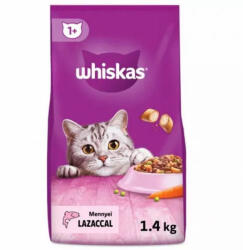 Mars-Nestlé Whiskas Adult Salmon +1 - Szárazeledel (lazac) felnőtt macskák részére (1, 4kg) (305832)