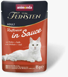 Animonda Vom Feinsten Adult (Raffinesse in Sauce) alutasakos csirkefilé+borjú - Felnőtt macskák részére (85g) (600-83408)