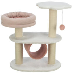 TRIXIE Cat Tree Arianna - kaparófa (fehér/pink) macskák részére (70cm) (028-44472)