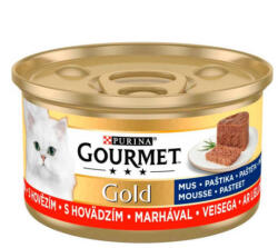 Mars-Nestlé Gourmet Gold Pástétom - Nedves eledel (marha) macskák részére (85g) (776281)