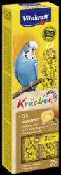 Vitakraft Kräcker - Dupla rúd ( tojás, fűmag ) - kiegészítő eleség hullámos papagájok részére (54g) (21263)