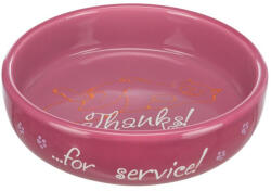 TRIXIE Ceramic Bowl - kerámia tál (vegyes színekben) macskák részére (0, 3l /Ø15cm) (028-24795)