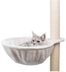 TRIXIE Cuddly Bag XXL for Scratching Posts - Függőágy kaparó oszlopra (világos szürke) macskák részére (Ø45cm) (028-43911)