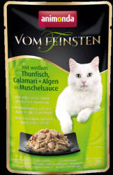 Animonda Vom Feinsten Pouch (tonhal, tintahal, alga, kagylószószban) alutasakos - Felnőtt macskák részére (50g) (600-83688)