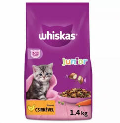 Mars-Nestlé Whiskas Junior (2-12months) - Szárazeledel (csirke) kölyökmacskák részére (1, 4kg) (305788)