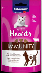 Vitakraft Vita Szívek- Immunity, marhás jutalom falat cicáknak 40g (41300)