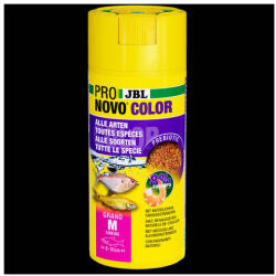 JBL Pronovo Color Grano M - Színes eledelgranulátum az erős színekért minden 8-20 cm-es akváriumi halak részére (250ml/125g) CLICK (JBL31143)