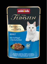 Animonda Vom Feinsten Fines Filets - (szárnyas, tengeri lazacfilé) felnőtt macskák részére (85g) (600-83061)