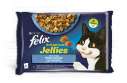 Mars-Nestlé Felix Sensations Jellies (halas válogatás - aszpikban) alutasakos - macskák részére (4x85g) (778128)