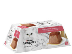 Mars-Nestlé Gourmet Revelations - Pastétom (lazac, szósz) macskák részére (2x57g) (070722)