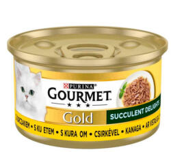 Mars-Nestlé GOURMET GOLD Succulent Delights - Nedves eledel (csirke) macskák részére (85g) (502599)
