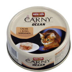 Animonda Carny Ocean Adult (lazac, fiatal szardínia) konzerv - Felnőtt macskák részére (80g) (600-83299)