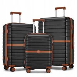 Kono 3 darabos prémium utazóbőrönd szett "Harder" M, L, XL méretek (3501)