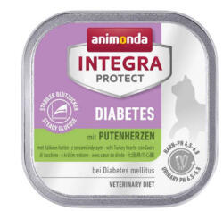 Animonda Integra Diabetes (pulykaszív) alutálkás - Cukorbeteg macskák részére (100g) (600-86629)