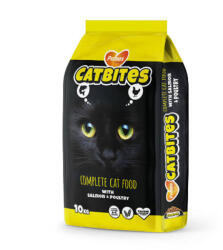 Pamax CatBites Complete Adult Cat food with Salmon-Poultry (lazac-szárnyas) -Száraztáp felnőtt macskák részére (10kg) (300378)