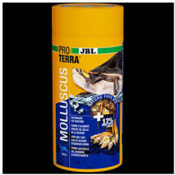 JBL PROTERRA Molluscus - kiegészítő eleség (csigák, gammarus, vízi rovarok) vízi és tavi teknősök részére (1000ml/250g) (JBL72342)