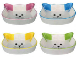 TRIXIE Ceramic Bowl - kerámia tál (fehér, mintás) macskák részére (Ø12cm) (028-24494)