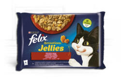 Mars-Nestlé Felix Sensations Jellies (házias válogatás - aszpikban) 4x85g (757604)