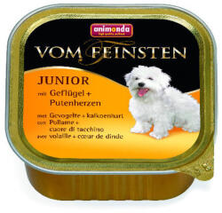 Animonda Vom Feinsten Junior (baromfi, pulykaszív) alutálkás - Kölyök kutyák részére (150g) (600-82973)