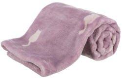 TRIXIE Lilly Blanket - takaró (berry, cica mintás) macskák részére (70x50cm) (017-37483)