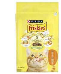 Friskies 5 Promises - szárazeledel (csirke, zöldség) felnőtt macskák részére (10kg) (505101)