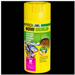JBL Pronovo Cichlid Grano M - Alaptáp granulátum közepes méretű, 8-20 cm-es sügérek számára (250ml/130g) (JBL31233)