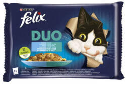 Mars-Nestlé Felix Fantastic DUO halas válogatás aszpikban, 4x85g (757796)