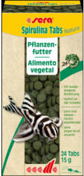 Sera Spirulina (süllyedő) - tablettás táplálék édes- és tengervizi díszhalak számára (16g/24 db tabletta) (557351)