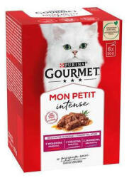 Mars-Nestlé Gourmet Mon Petit (marha, borjú, bárány) nedvestáp - macskák részére (6x50g) (620741)