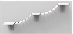 TRIXIE Climbing Ladder for Wall Mounting - falraszerelhető fekhely (fehér) macskák részére (150x30cm) (028-49931)