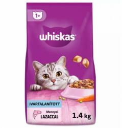 Mars-Nestlé Whiskas Adult Sterile Salmon +1 - Szárazeledel (lazaccal) felnőtt macskák részére (1, 4kg) (304309)