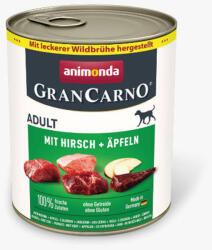 Animonda GranCarno deer + apple Adult (sertés+szarvas+alma) konzerv - Felnőtt kutyák részére (800g) (600-82484)