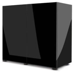 AQUAEL AquaEl Cabinet Glossy Black - szekrény (fényes, fekete) 80x35 (mélység ajtóval) x73 (112932)
