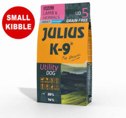Julius-K9 JULIUS K-9 UD5S Adult Utility Dog hipoallergén Lamb&Herbals bárány és gyógynövény 10kg - Gabonamentes száraztáp, felnőtt kutyák részére (SMALL) (314662)
