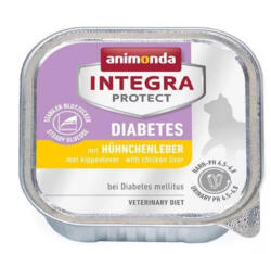 Animonda Integra Diabetes (csirkemáj) alutálkás - Cukorbeteg macskák részére (100g) (600-86693)