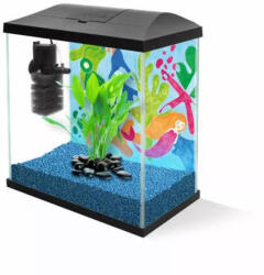 AQUAEL Aquael LEDDY Set MINI 35 black - akvárium (fekete) garnélarákoknak és kisebb halaknak (35x18x30cm) 19liter (122984)