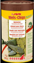 Sera Wels-Chips Nature - Süllyedő táplálék algaevő díszhalak számára (250ml/95g) (2005111)