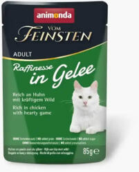 Animonda Vom Feinsten Adult (Raffinesse in Jelly) alutasakos csirke+vad - Felnőtt macskák részére (85g) (600-83401)