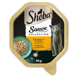 Mars-Nestlé Sheba Adult Alutálcás - Pulykaragú zöldséggel pástétom (85g) (164415)