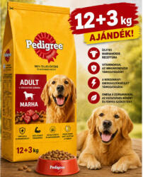 PEDIGREE Száraz 12+3KG Adult Marha