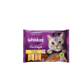 Mars-Nestlé Whiskas Pure Delights Baromfi falatkák aszpikban 4x85g (303265)